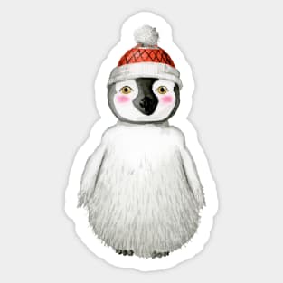 Cute little penguin Sticker